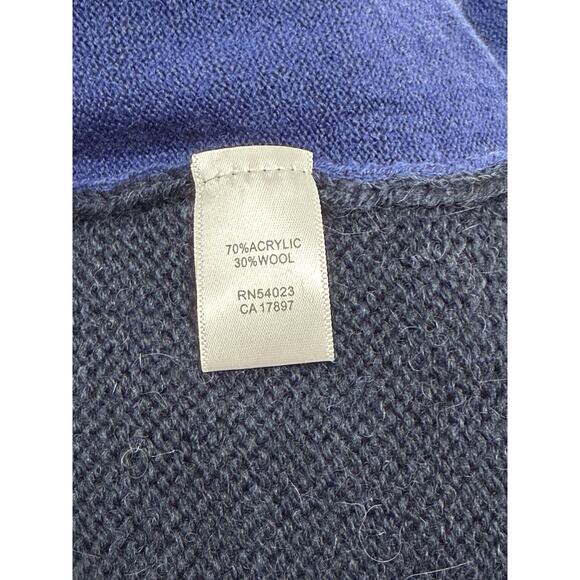 Banana Republic Dress Womens MEDIUM M Crew Wool Acrylic Sweater Two Tone Dress - Picture 4 of 4